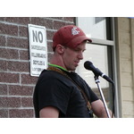 Chris on Djembe beat poetry